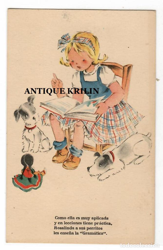 Postkarten: EDICIONES DE ARTE IKON / SERIE 44 / ROSALINDA Y SUS PERRITOS