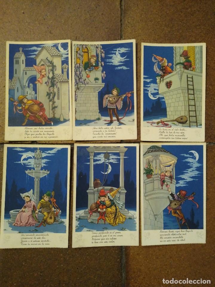 Postales: 6 postales Romeo y Julieta. Ed Ancla serie 2047