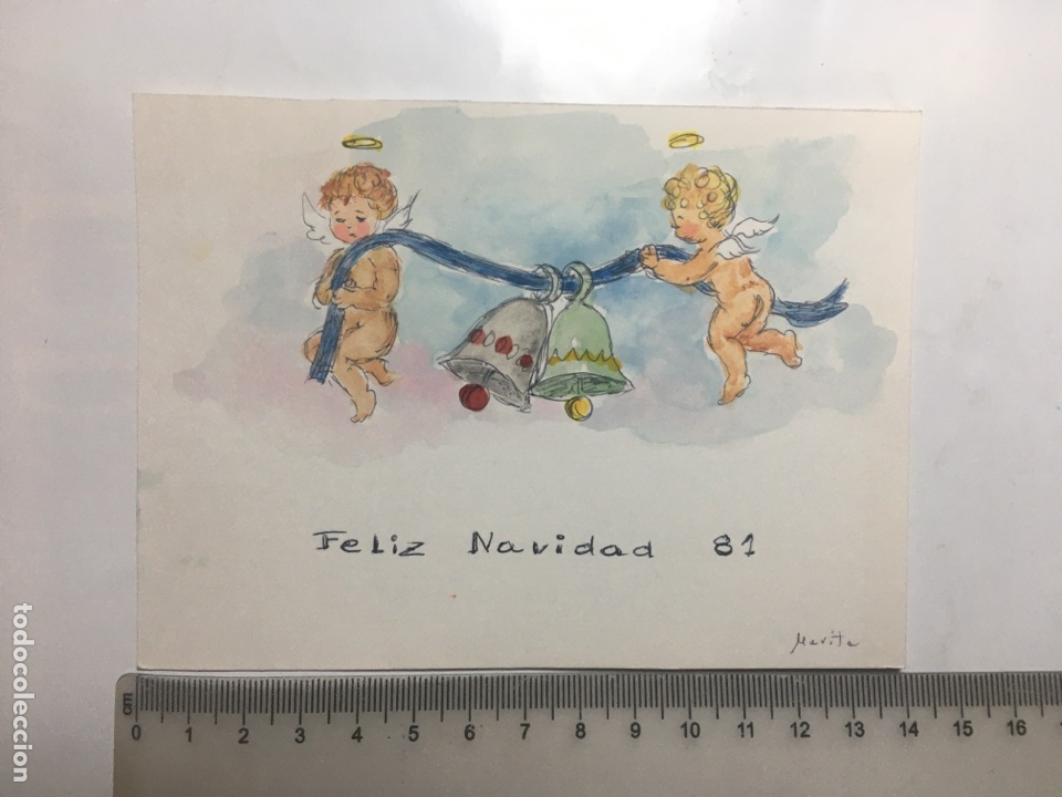 Postcards: FELICITACI&Oacute;N NAVIDAD. ILUSTRACI&Oacute;N MARITA. H. 1981.