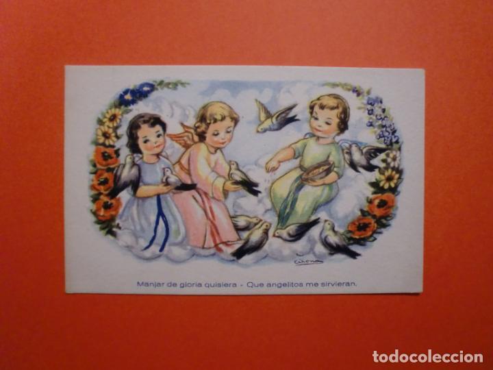 Postais: TARJETA POSTAL IKON SERIE 55 RIMA ILUSTRADOR GIRONA ESCENAS ANGELICALES