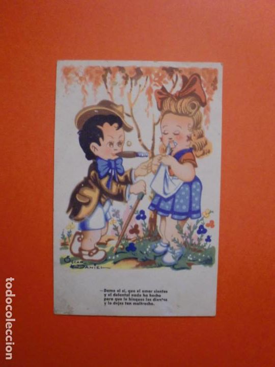 Postais: TARJETA POSTAL ESTAMPERIA RAM SERIE 39 ILUSTRADOR OSCAR DANIEL 1948