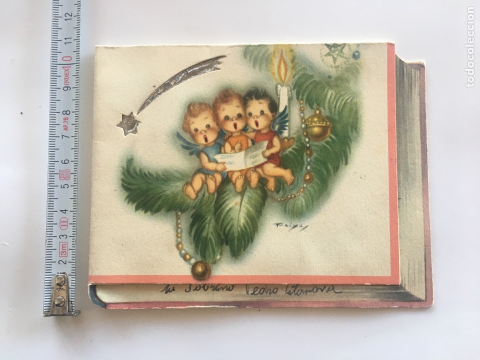 Postkarten: FELICITACI&Oacute;N NAVIDAD. DIPTICO. ILUSTRACI&Oacute;N FREIXAS. EDICIONES FREIXAS.
