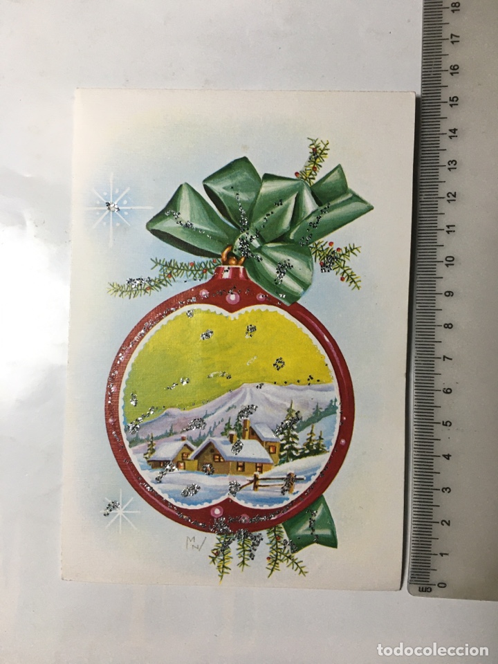 Postales: FELICITACI&Oacute;N NAVIDAD. DOBLE DIPTICO DESPLEGABLE Y RECORTADO. ILUSTRACI&Oacute;N MN. C. Y Z.