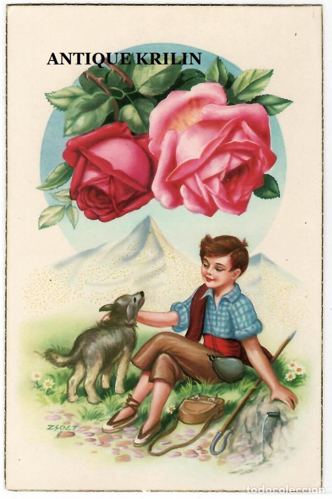 Postales: POSTAL EDICIONES PAJARITA SERIE 2315/C / ILUSTRA ZSOLT / SIN FRANQUEAR PERO ESCRITA