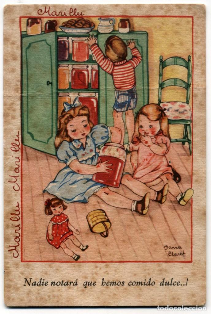 Postkarten: postal maria claret a&ntilde;os 40