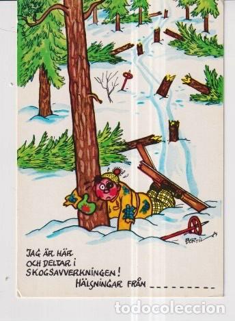 Postais: POSTAL DE DIBUJOS POR BERTIL EDI.FROS&Oacute;N SIN CIRCULAR