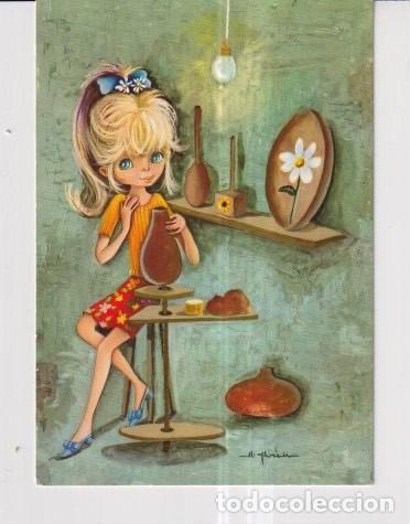 Postkarten: POSTAL DE DIBUJOS DE M. GLORIA EDI.CyZ ESCRITA EL A&Ntilde;O 1969