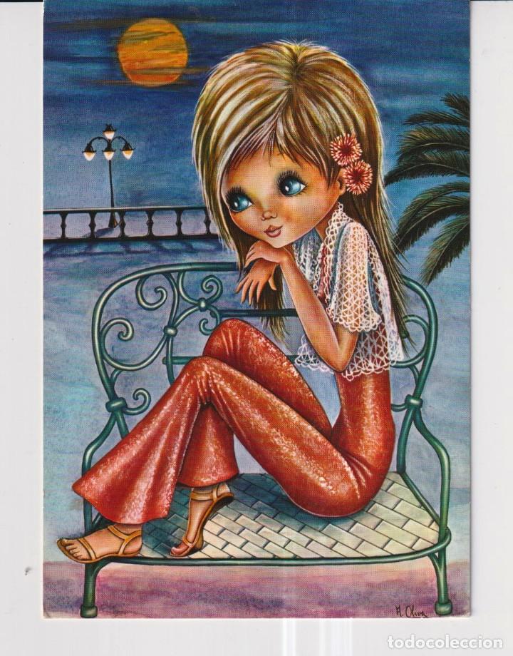 Postales: postal de dibujos de oliva casa By escrita