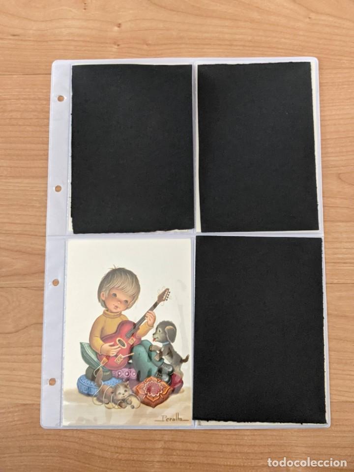Postales: ANTIGUA POSTAL &laquo;NI&Ntilde;O TOCANDO LA GUITARRA CON PERRO Y GATO&raquo;