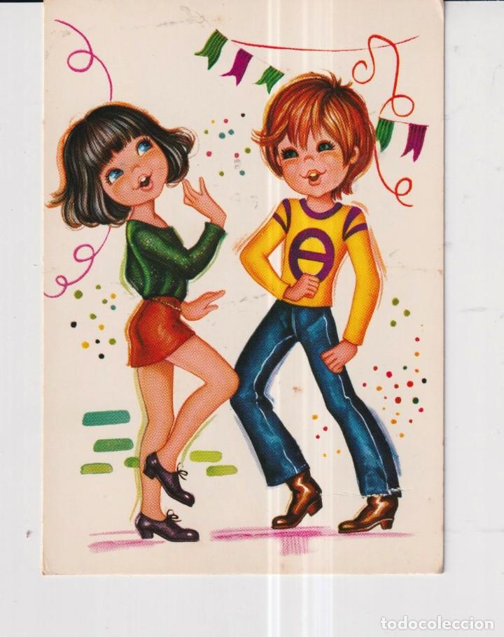 Postales: postal de dibujos de no de la casa bv sin escribir