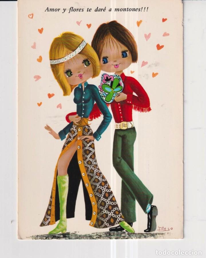 Postkarten: postal de dibujos de diego de la casa CyZ sin escribir