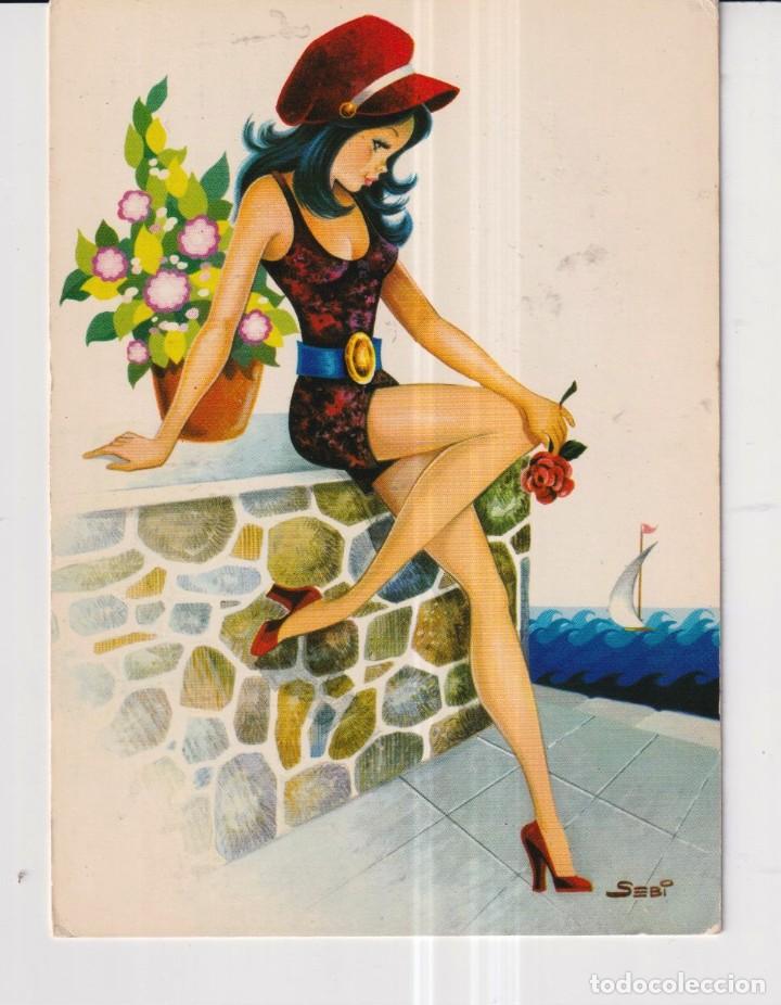 Postcards: postal de dibujos de sebi la casa CyZ sin escribir