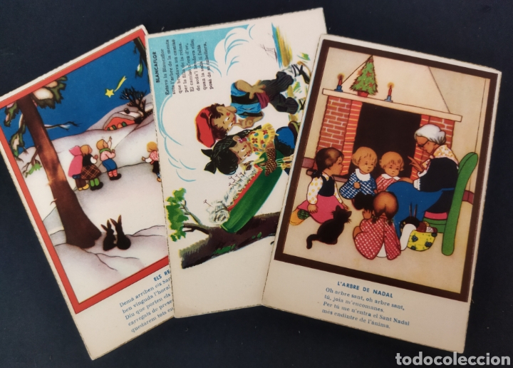 Postkarten: 3 Postales de Caricaturas Ediciones Col&oacute;n.Serire 252 y253
