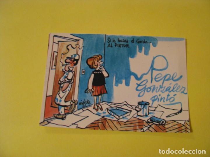 Postkarten: POSTAL DE IL. MINGOTE. SI LE TOCARA EL GORDO AL PINTOR. LOTERIAS NACIONAL 1969.