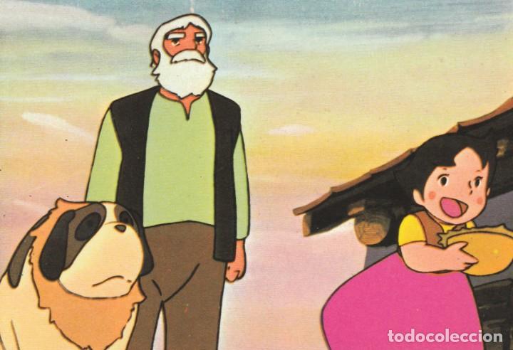 Postales: POSTAL INFANTIL - HEIDI - EL VIEJO DE LOS ALPES Y NIEBLA - N&ordm; 2 - 1975 - ED TARJE-FHER - NUEVA