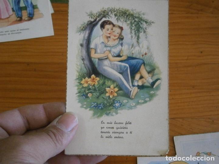 Postales: ANTIGUA POSTAL ROMANTICA A&Ntilde;OS 50/60.
