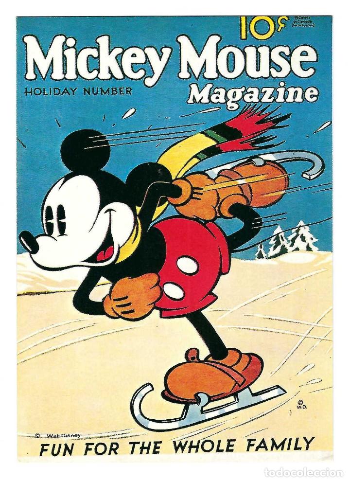 Postales: POSTAL- MICKEY MOUSE MAGAZINE. BD 14. FUN FOR THE WHOLE FAMILY. WALT DISNEY. NUGERON- SIN CIRCULAR