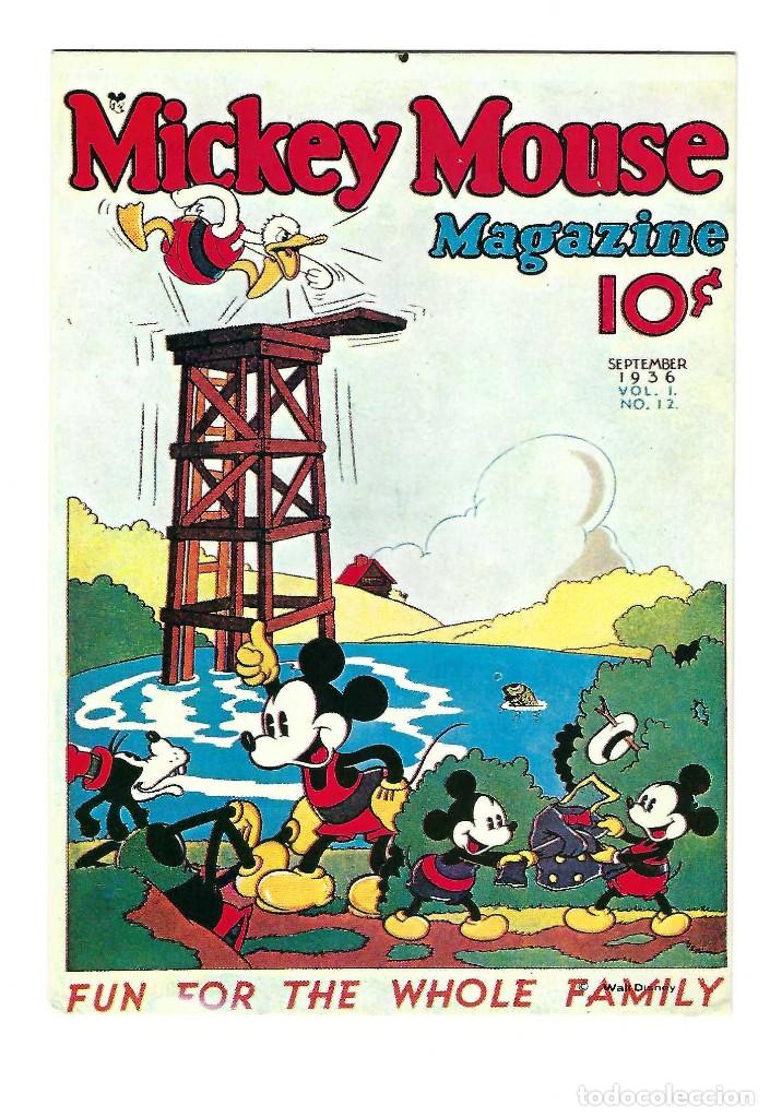 Postales: POSTAL- MICKEY MOUSE MAGAZINE. BD 13. FUN FOR THE WHOLE FAMILY. WALT DISNEY. NUGERON- SIN CIRCULAR