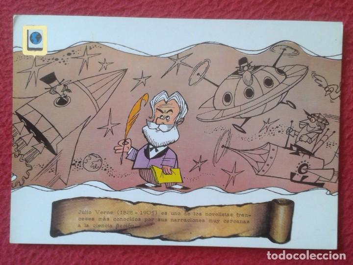 Postcards: POSTAL CARTE POSTALE JULES JULIO VERNE CARTOON EDICIONES PAULINAS NOVELISTA..ORIGINALES GAVIOLI..VER