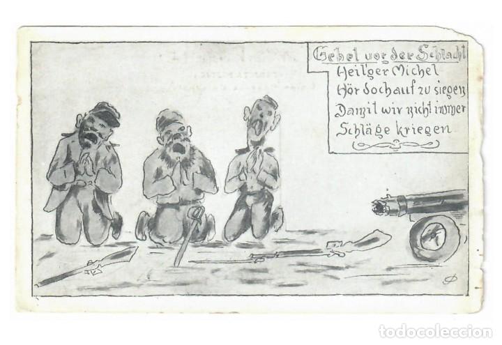 Cartoline: GEBET VOR DER SCHLACHT