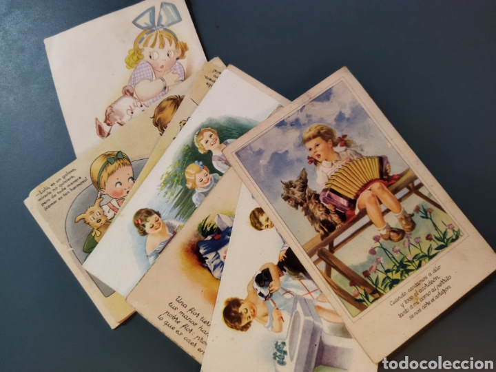 Postkarten: 9 Antiguas Postales a&ntilde;os 30-40.Varios editores