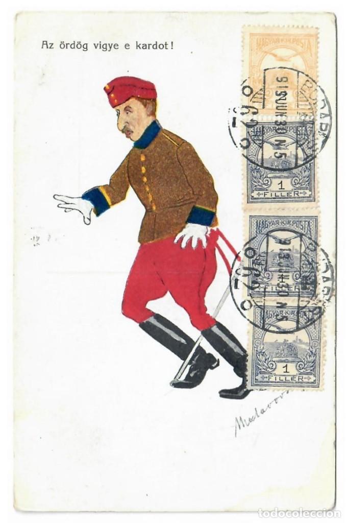 Cartoline: AZ &Ouml;RD&Ouml;G VIGYE E KARDOT ! &diams; 1913