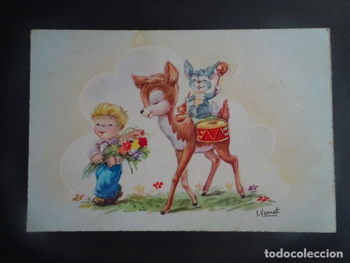 Postais: POSTAL ILUSTRADA POR VERNET, C Y Z, ESCRITA , VER FOTOS