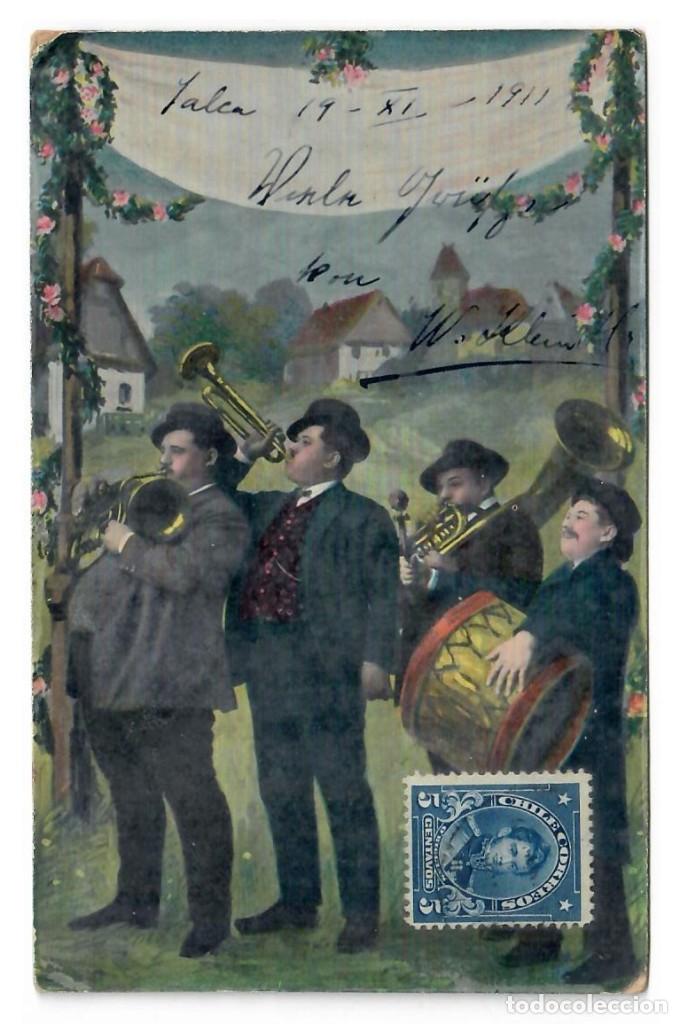 Postais: M&Uacute;SICOS CALLEJEROS &diams; 1911