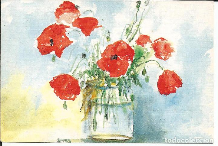 Postais: POSTAL FELICITACION *AMAPOLAS* - DIPTICA, 17,5X11,5 CM