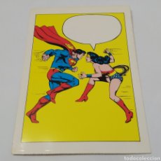 Postales: ANTIGUA POSTAL DC COMICS AÑO 1981 SUPERMAN Y WONDER WOMAN