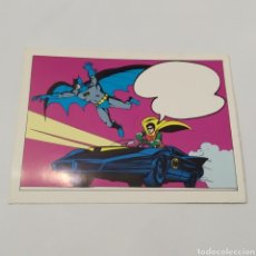 Postales: ANTIGUA POSTAL DC COMICS AÑO 1981 BATMAN, ROBIN, BATMÓVIL