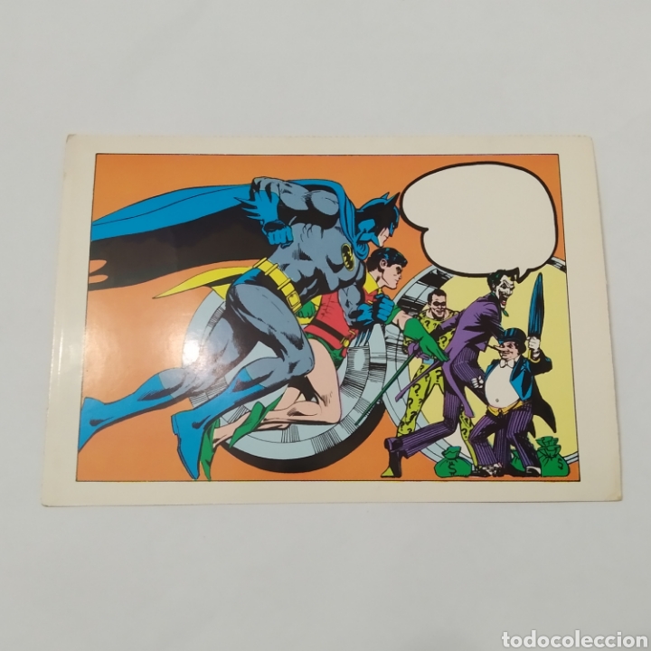 antigua postal dc comics año 1981 batman, robin - Compra venta en  todocoleccion