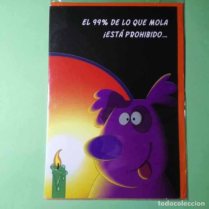 Cartoline: POSTAL FELICITACION + SOBRE .TEXTO ADICIONAL . DIPTICA. NUEVA A ESTRENAR PRECINTADA