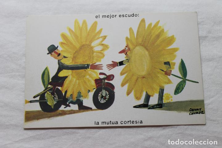 Postais: POSTAL D.G. DE LA JEFATURA DE TRAFICO CHUMY CHUMEZ, 1963 LA MUTUA CORTESIA
