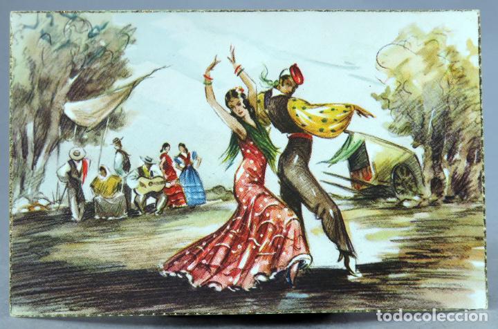 Postais: Postal Zambra Folklore espa&ntilde;ol CYZ 540/A sin circular