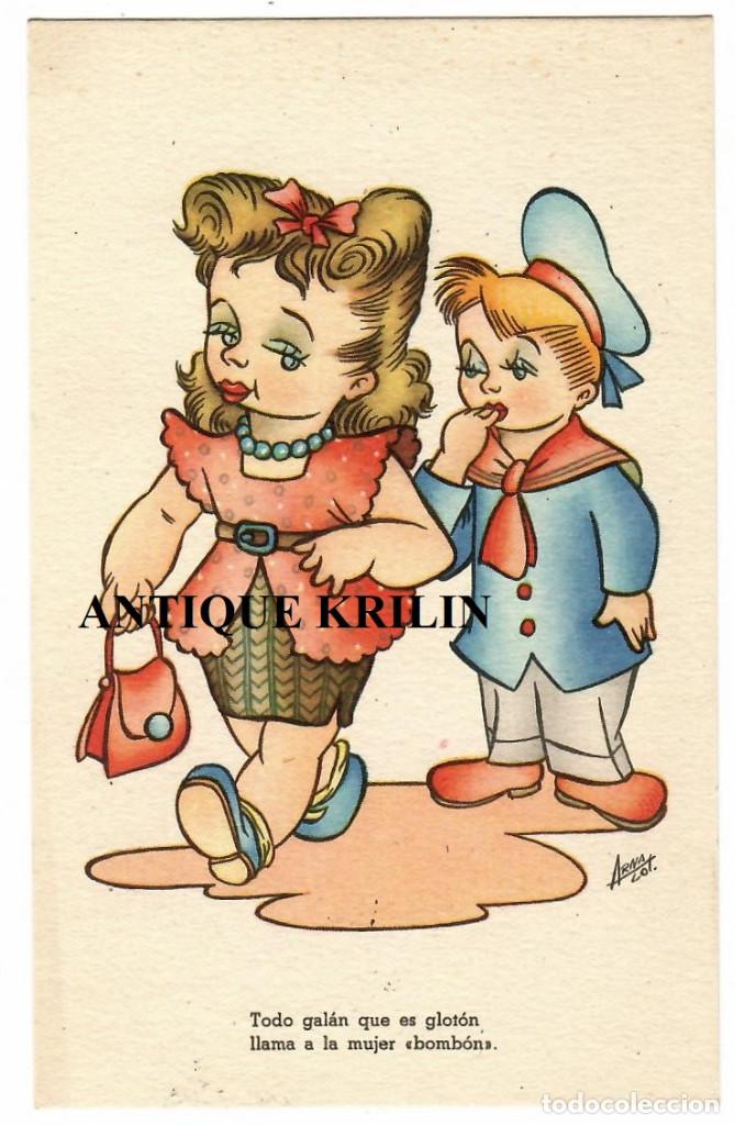 Postcards: EDICIONES PABLO DUMMATZEN / SERIE 1208 / ILUSTRA ARNALOT