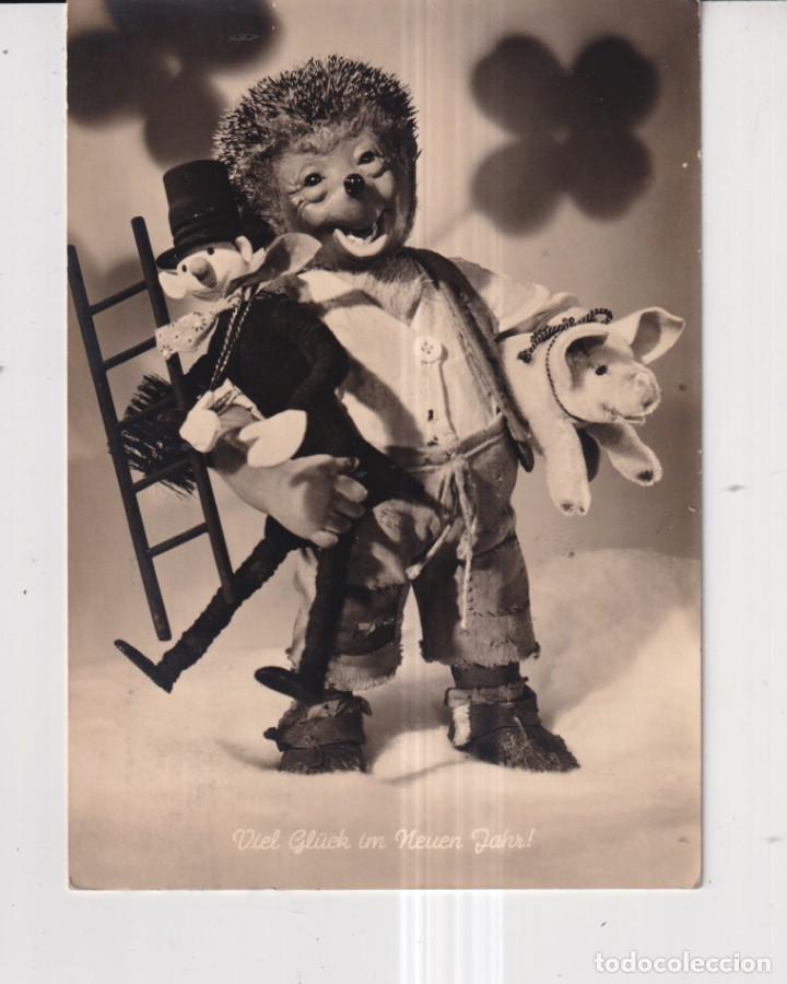 Postales: POSTAL DE DIBUJO VIEL GL&Ugrave;CK UN NEUEN ESCRITA EN 1955 FRANCIA