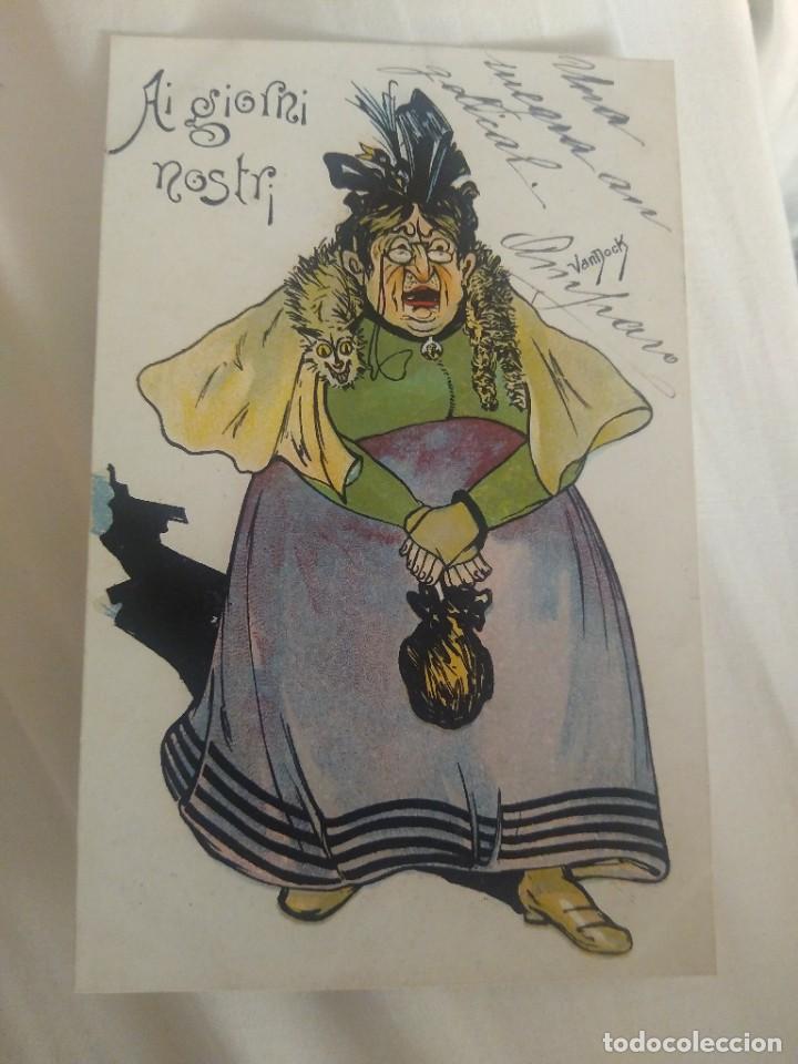 Postales: Postal ai giorni nostri Ilustrador Vannock. Escrita. Reverso sin dividir..