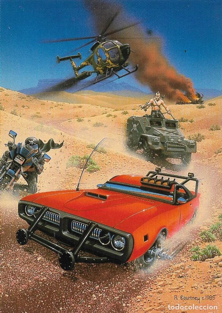 Postkarten: Postal de ilustrador RICHARD COURTNEY &rdquo;Hardware Fantasy&rdquo;