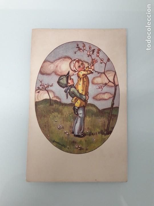 Postcards: TARJETA POSTAL - DIBUJO INFANTIL - DELL'ANNA & GASPARINI - MILANO - ITALIA - SIN CIRCULAR