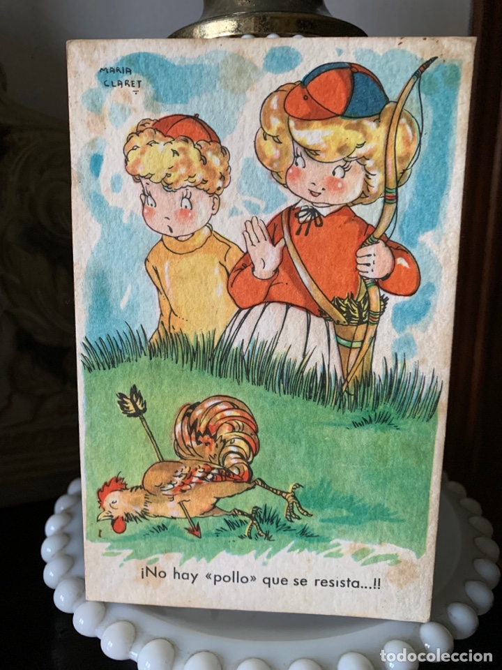 Cartoline: Tarjeta postal sin usar ilustrada por Mar&iacute;a Claret