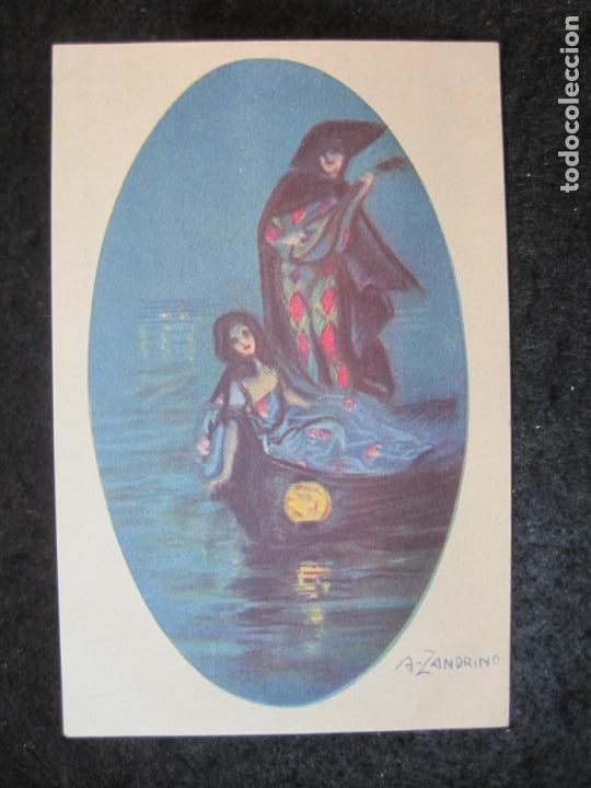 Cartoline: POSTAL ANTIGUA ILUSTRADA POR ADELINA ZANDRINO-VER FOTOS-(87.201)