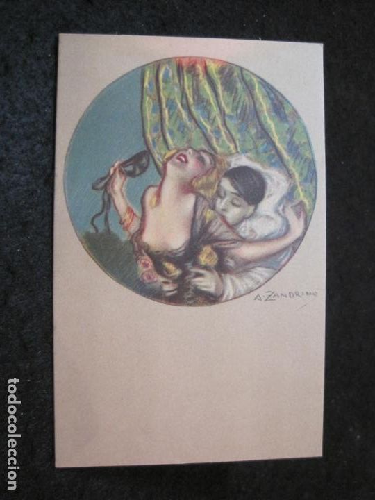 Cartoline: POSTAL ANTIGUA ILUSTRADA POR ADELINA ZANDRINO-VER FOTOS-(87.205)