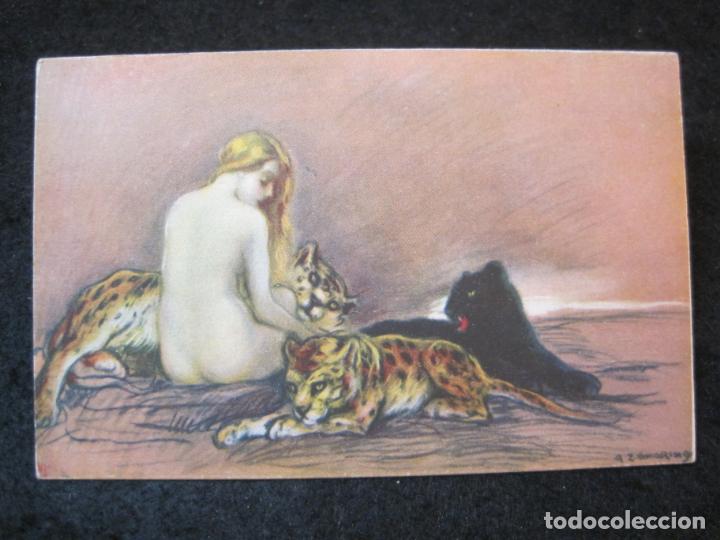Cartoline: POSTAL ANTIGUA ILUSTRADA POR ADELINA ZANDRINO-VER FOTOS-(87.210)