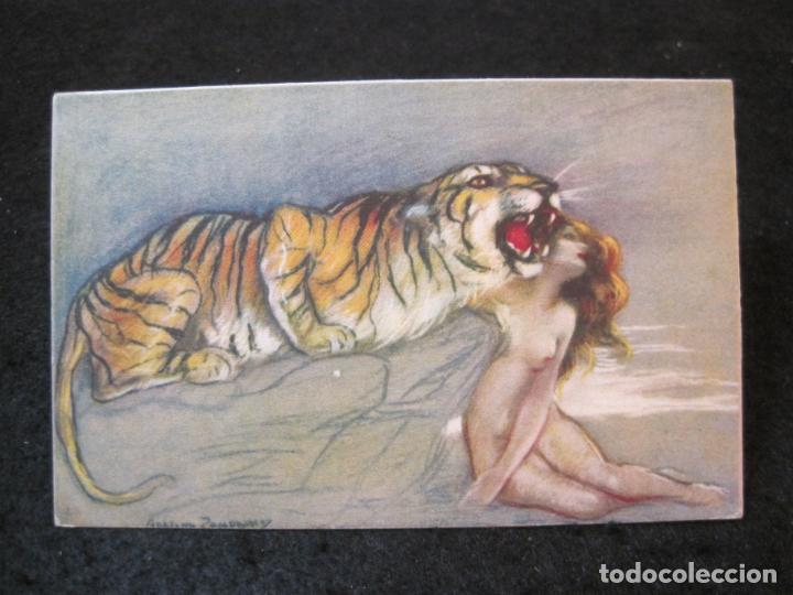 Cartoline: POSTAL ANTIGUA ILUSTRADA POR ADELINA ZANDRINO-VER FOTOS-(87.211)