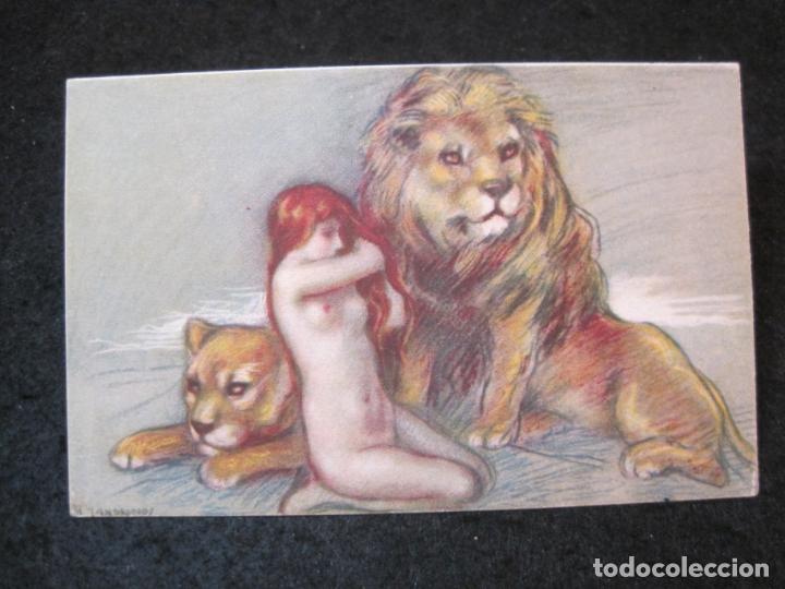 Cartoline: POSTAL ANTIGUA ILUSTRADA POR ADELINA ZANDRINO-VER FOTOS-(87.212)