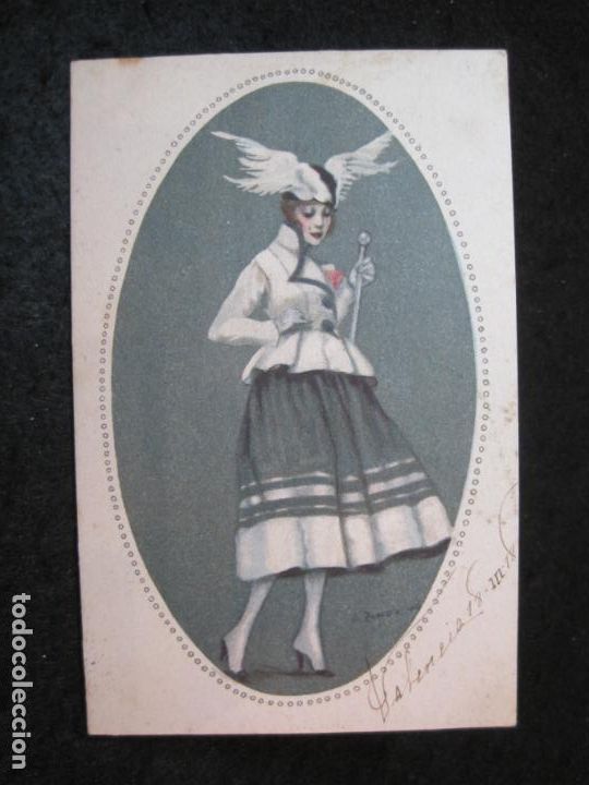 Cartoline: POSTAL ANTIGUA ILUSTRADA POR ADELINA ZANDRINO-VER FOTOS-(87.215)