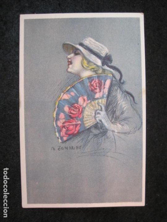 Cartoline: POSTAL ANTIGUA ILUSTRADA POR ADELINA ZANDRINO-VER FOTOS-(87.217)