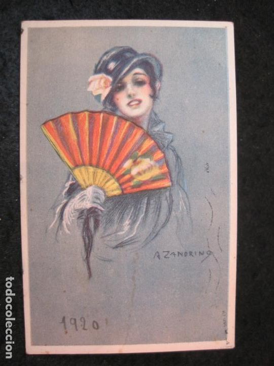 Cartoline: POSTAL ANTIGUA ILUSTRADA POR ADELINA ZANDRINO-VER FOTOS-(87.218)