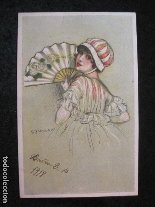 Cartoline: POSTAL ANTIGUA ILUSTRADA POR ADELINA ZANDRINO-VER FOTOS-(87.219)